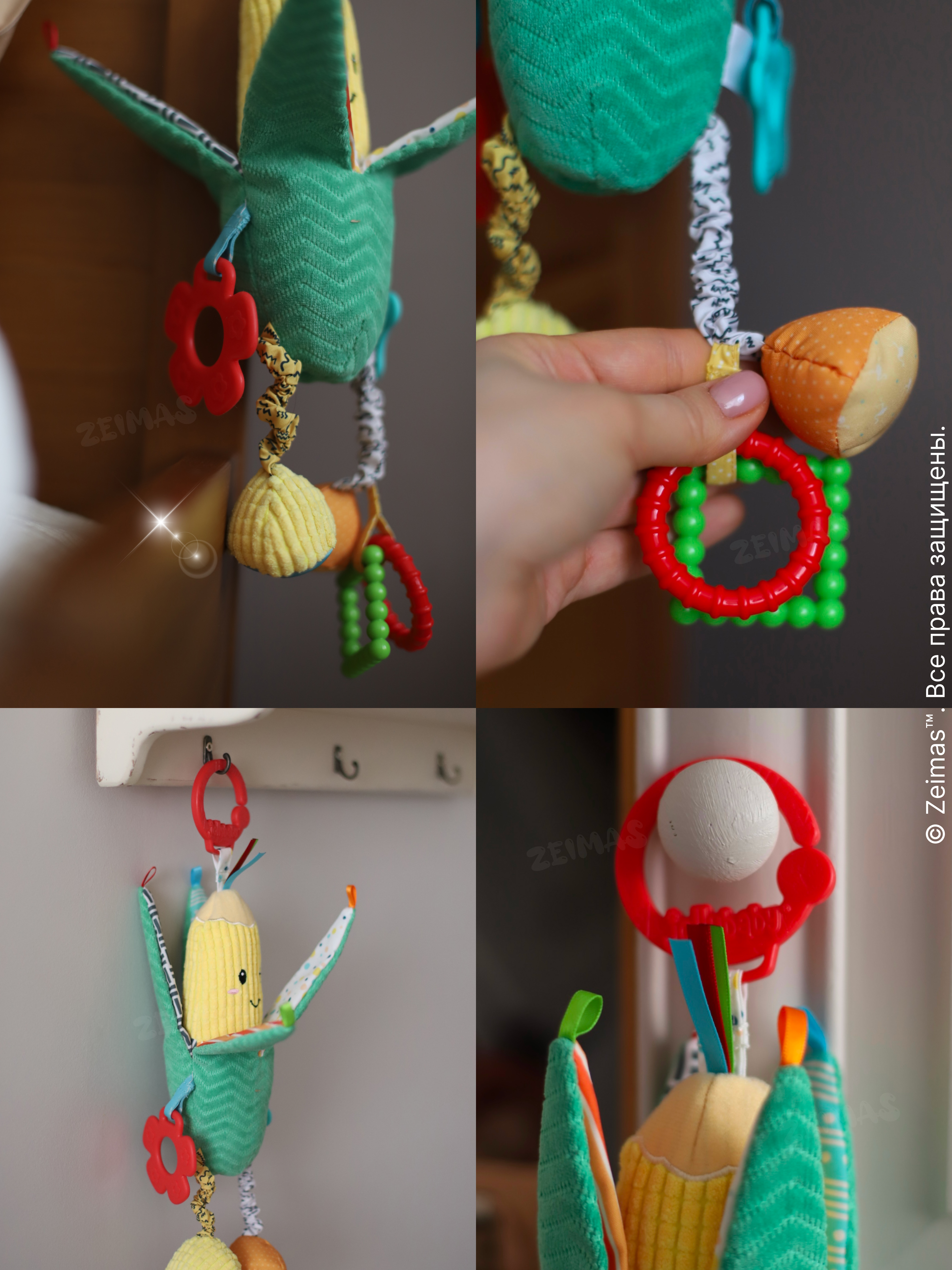 Игрушка Zeimas погремушка Подвесная игрушка Кукуруза - фото 15