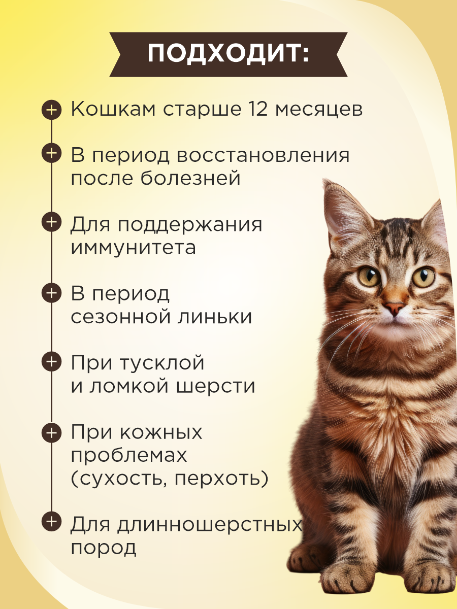 Полезное лакомство для кошек GOODR CAT со вкусом творога и сметаны 90 таблеток - фото 2