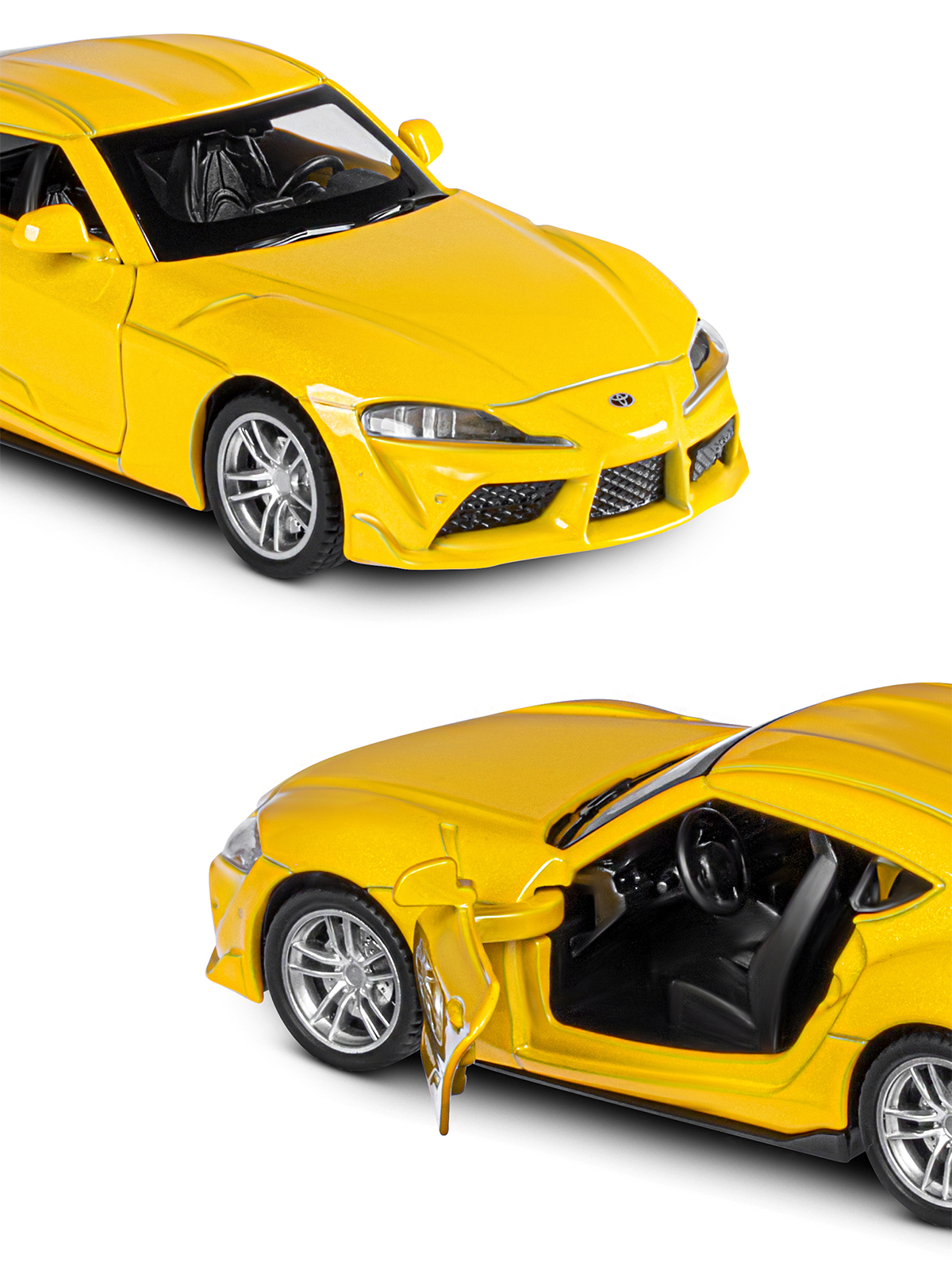 Автомобиль АВТОпанорама Toyota GR Supra 1:38 JB1251584 - фото 8