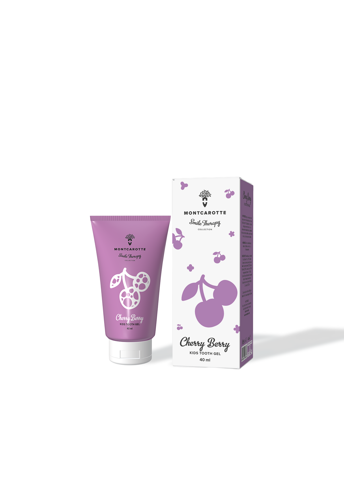 Зубная паста Montcarotte с фтором Ягодка Вишня - фото 1