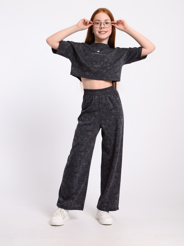 Костюм ЛАДОШКИ Комплект Алина графит - фото 1