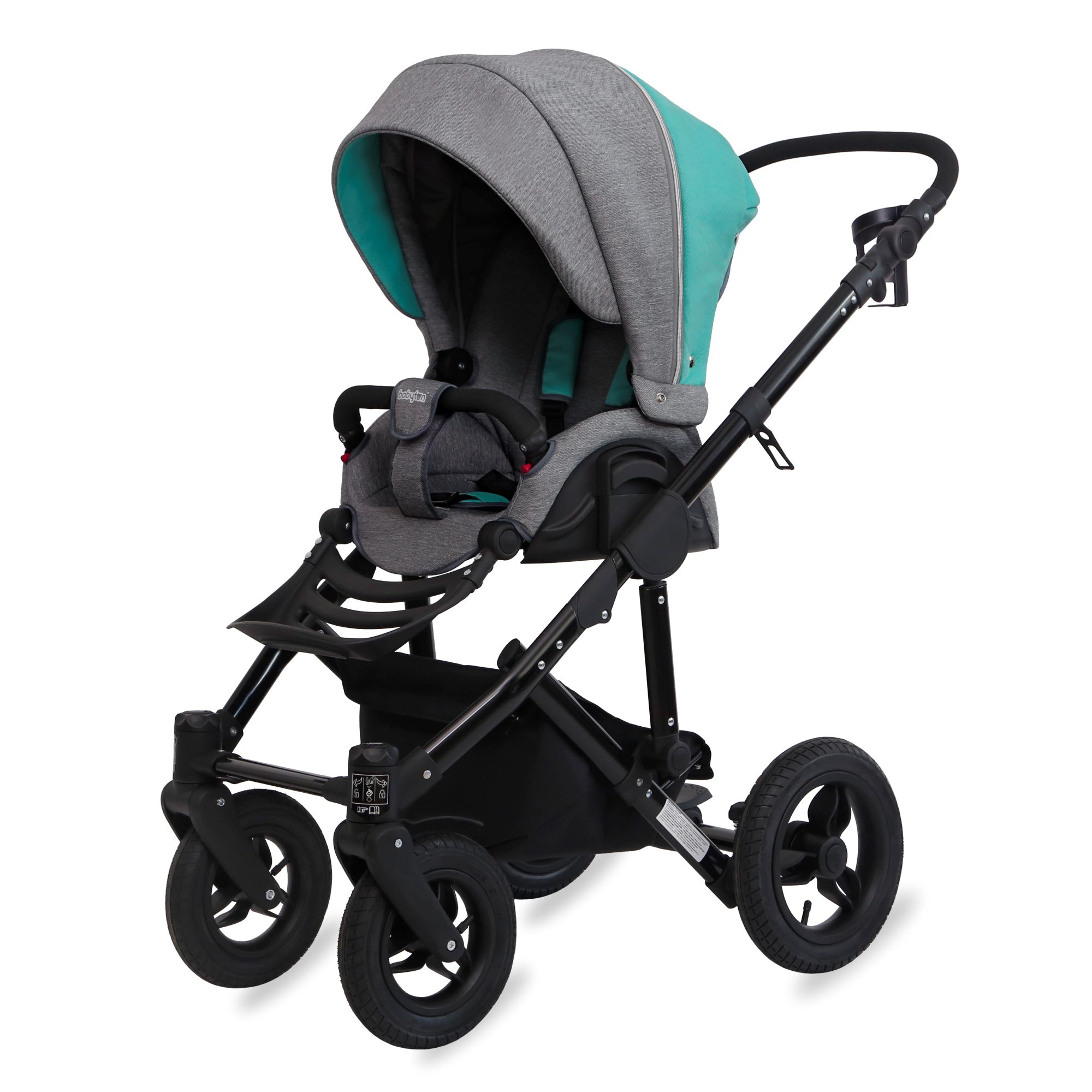 Коляска 2в1 Babyton Rio Silver - фото 5