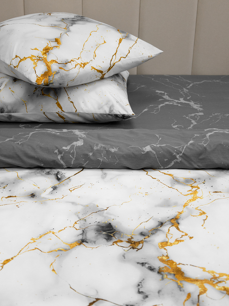 Комплект постельного белья для SNOFF Саверио сатин евро 4 предм. - фото 2