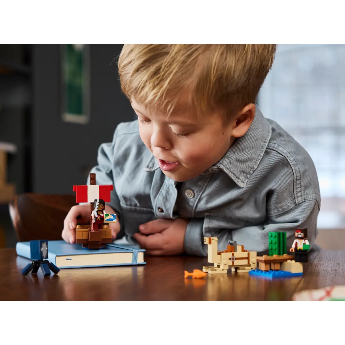 Конструктор LEGO Minecraft На пиратском корабле блочный - фото 10
