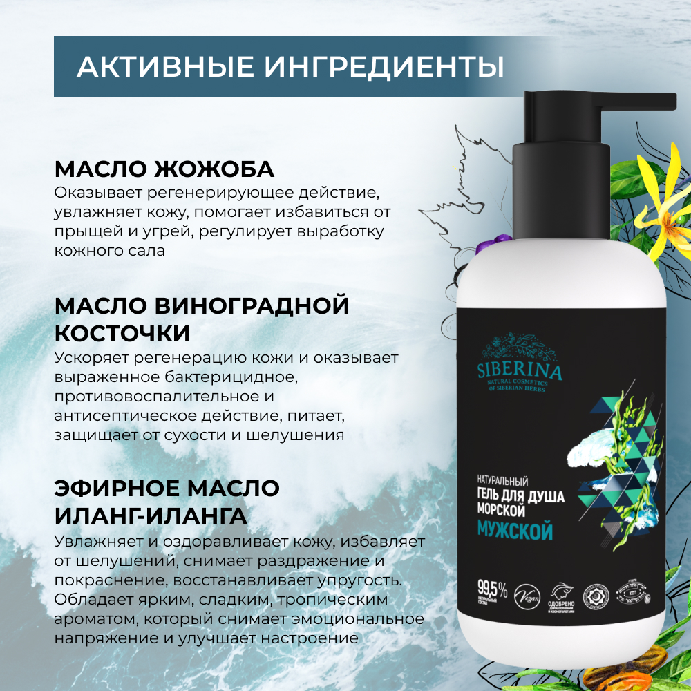 Гель Siberina 200 мл - фото 4