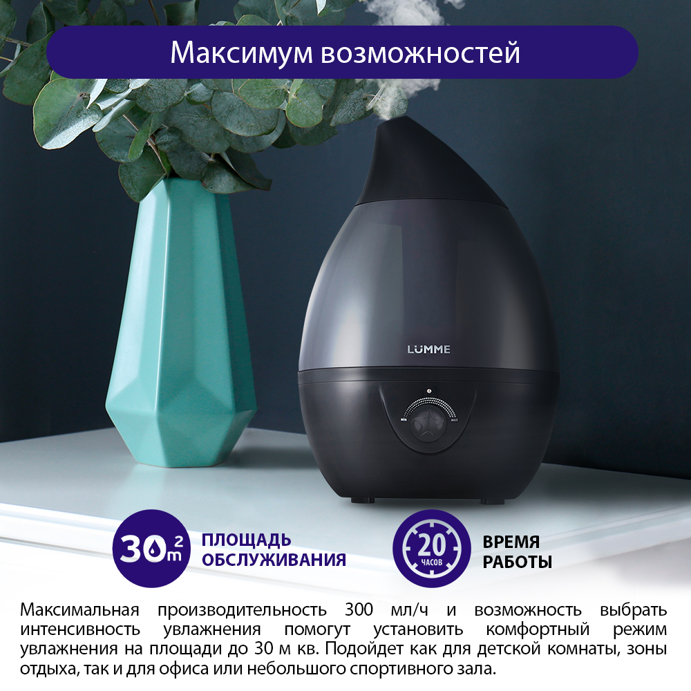 Увлажнитель воздуха ультразвуковой LUMME LU-1558 - фото 3