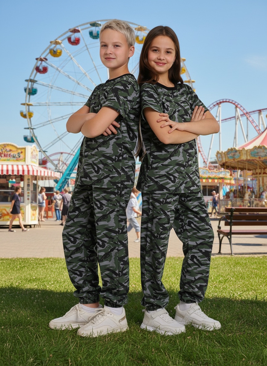 Костюм ЛАДОШКИ Комплект Сафари зеленый - фото 7