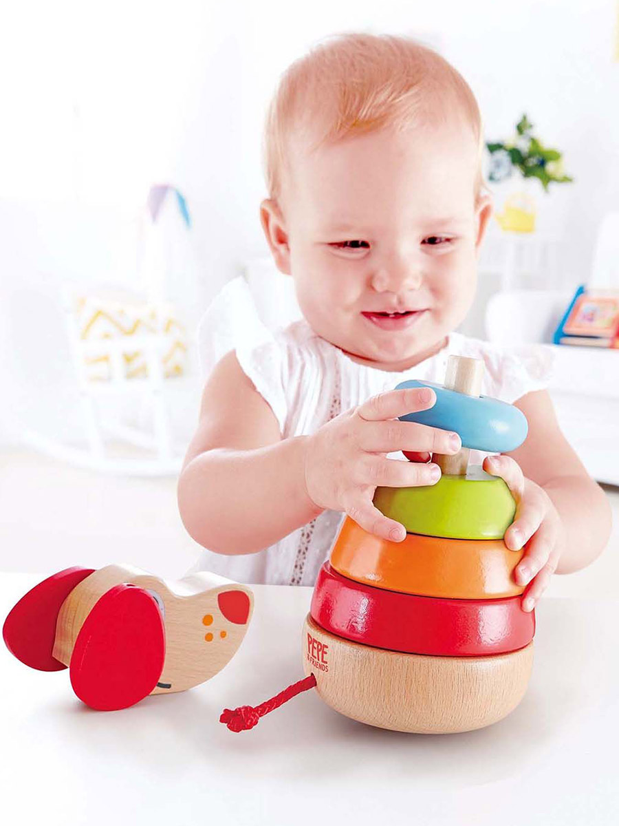 Игрушка Hape пирамидка Собака - фото 3