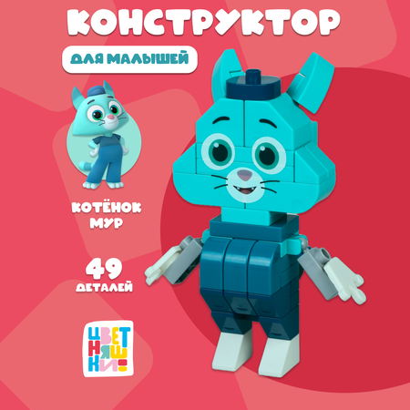 Конструктор Цветняшки 49 дет.
