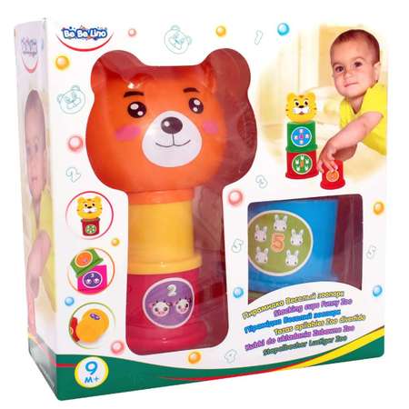 Игрушка Toys Lab пирамидка Веселый зоопарк