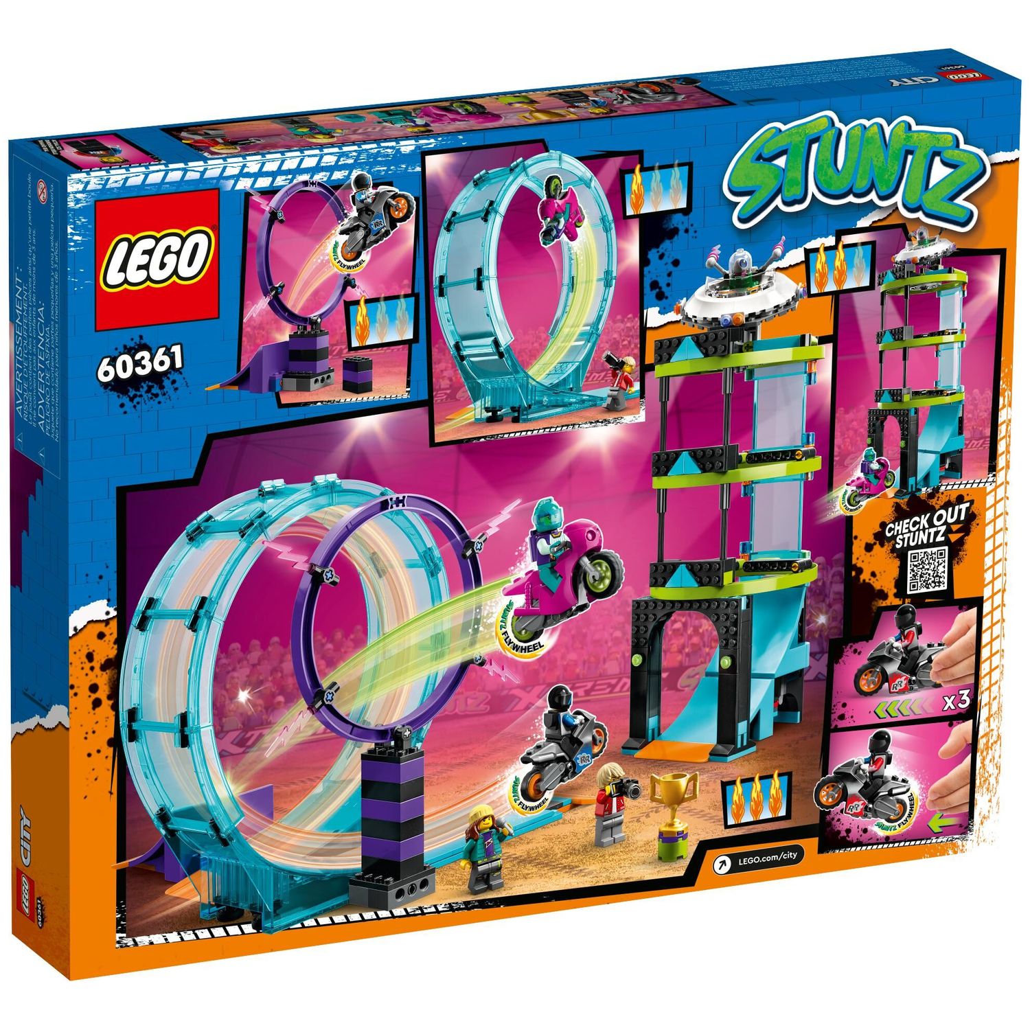 Конструктор LEGO City UltimateStunt Riders Challenge - фото 10