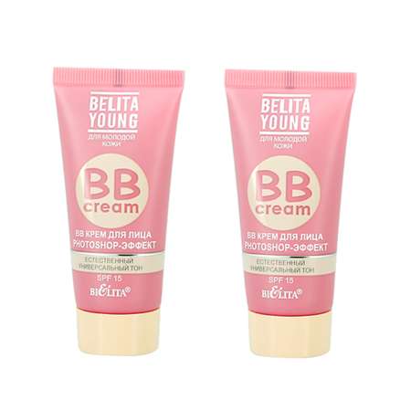 Крем для лица BB Young SPF 15 BIELITA Anti age 2 шт по 30 мл