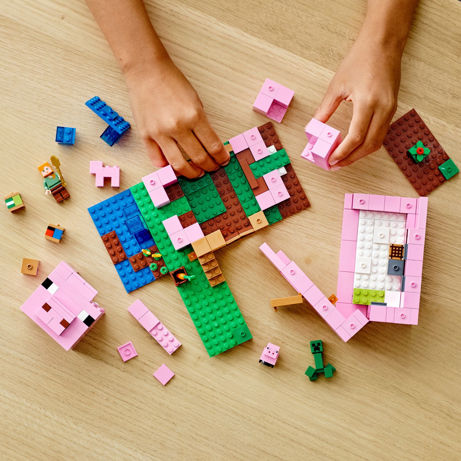 Конструктор LEGO Minecraft Дом-свинья - фото 11