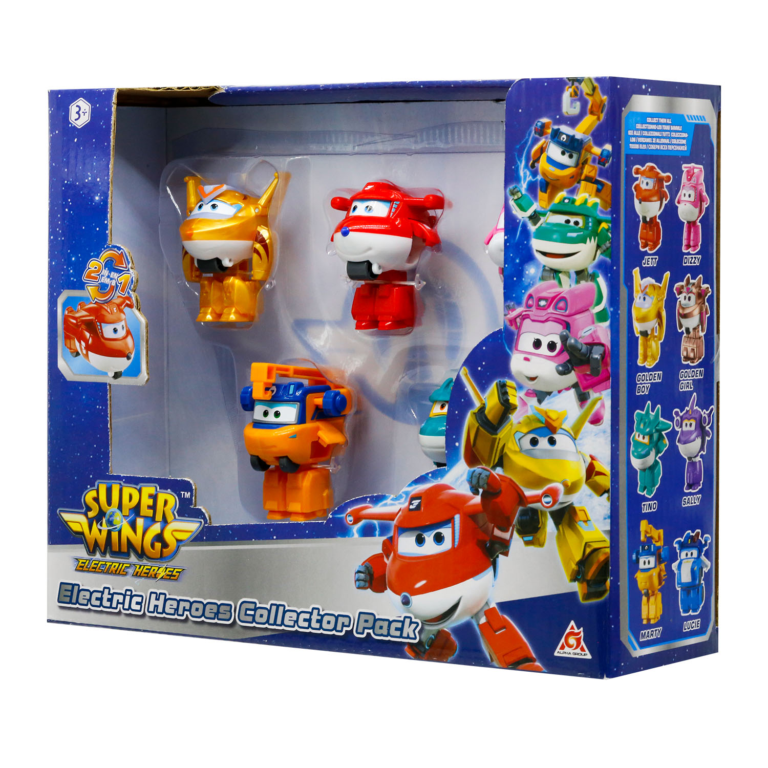 Игровой набор Super Wings 5 мини-трансформеров - фото 12