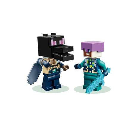 Конструктор LEGO Minecraft Дракон Эндера и Корабль блочный