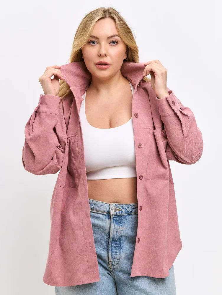 Рубашка МАМИРА РубРозВелв710_46_М - фото 2