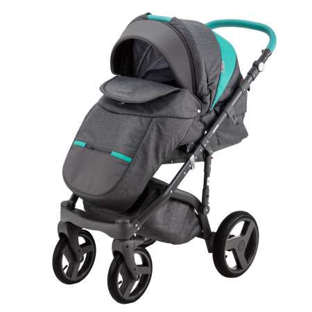 Коляска 2в1 BeBe-mobile серый