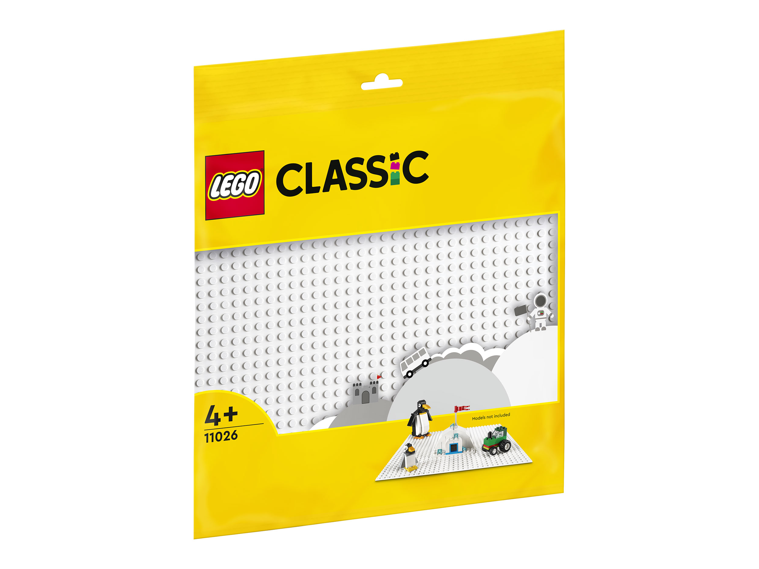 Конструктор LEGO Classic Белая базовая пластина 11026 1 дет. - фото 5