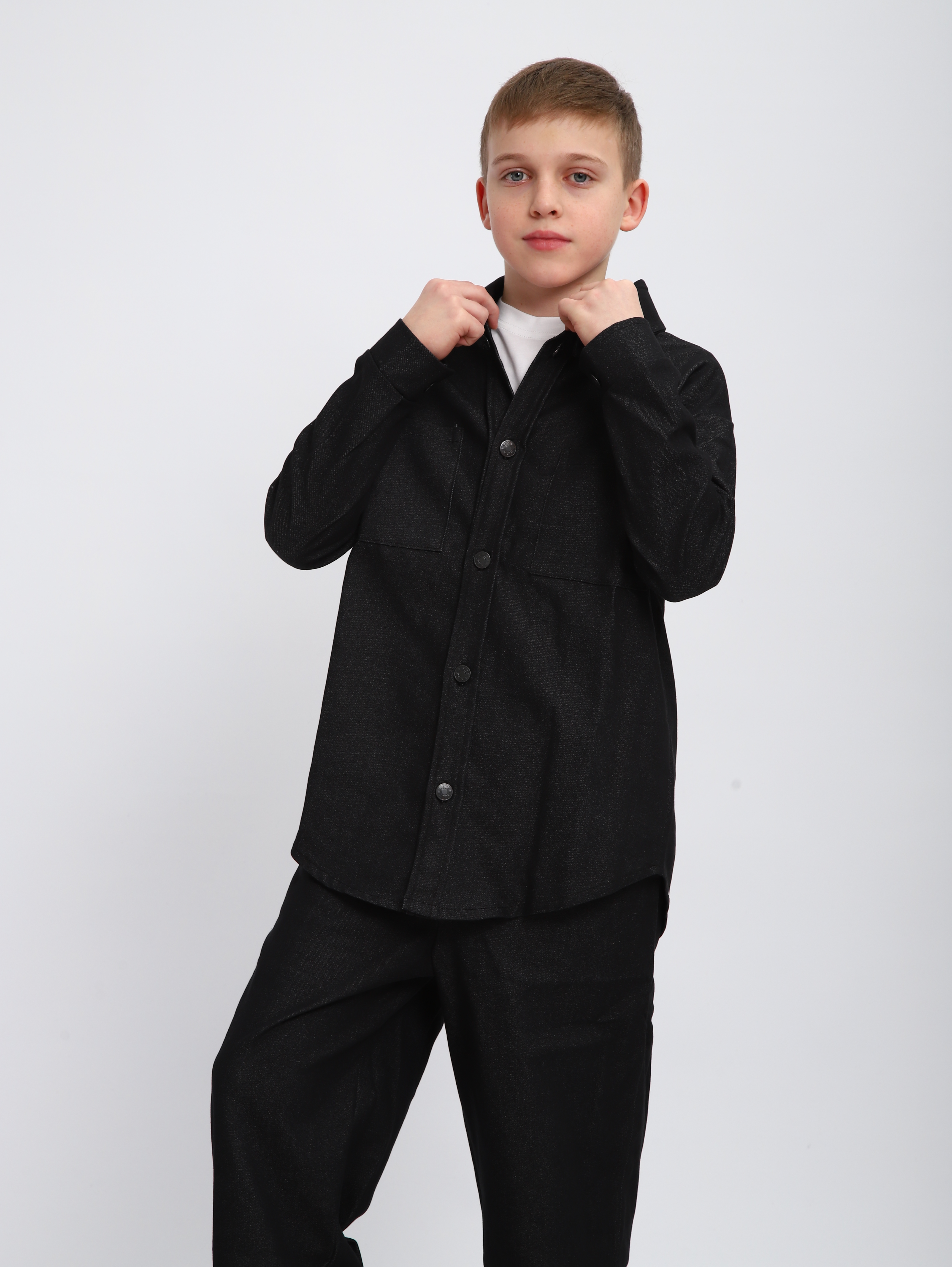 Костюм ЛАДОШКИ Комплект Деним черный - фото 16