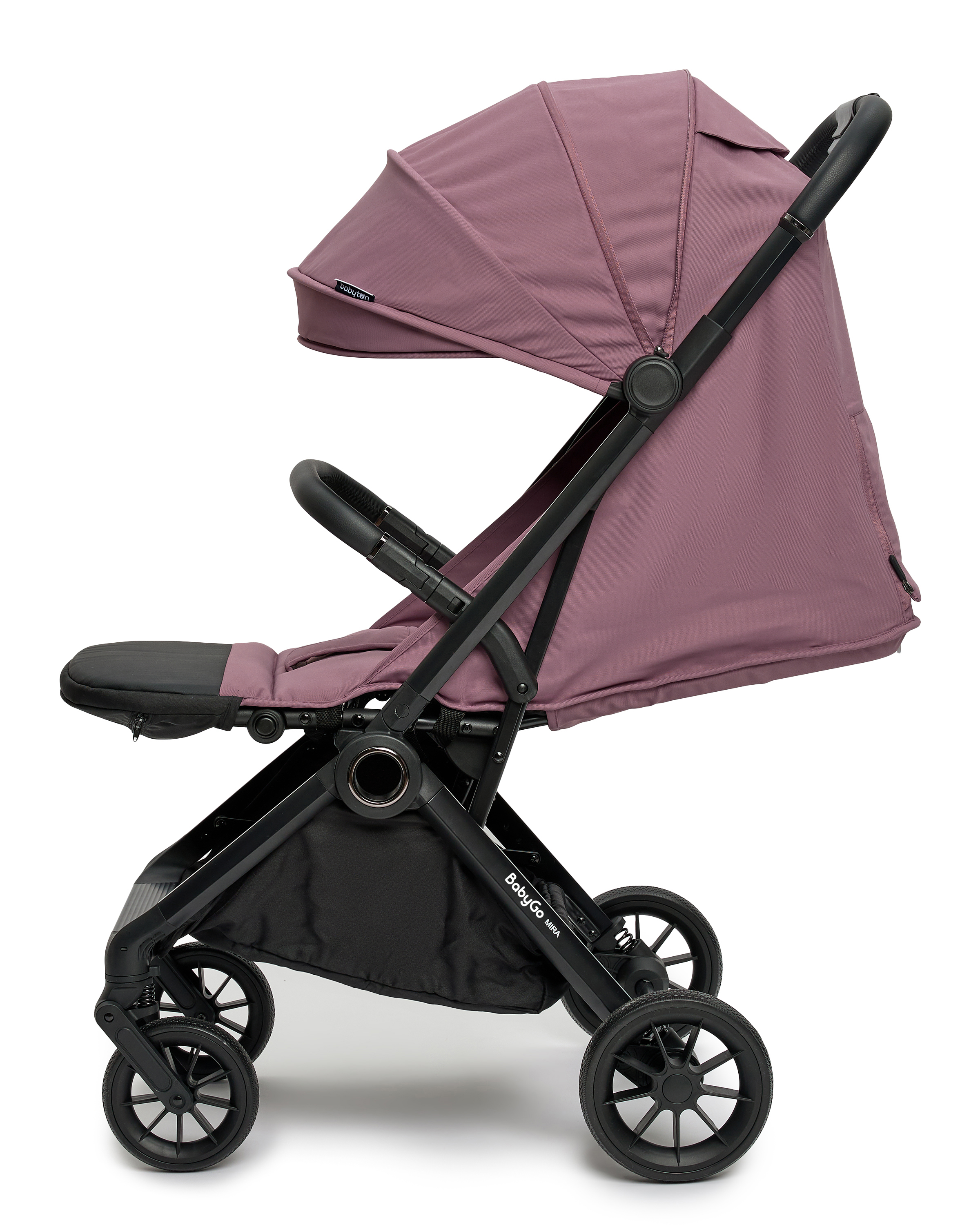 Коляска прогулочная BabyGo Mira New розовый - фото 16