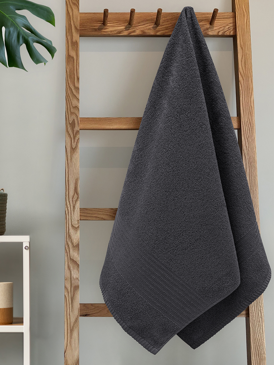 Полотенце BRAVO Волна серый 70 x 130 см - фото 5