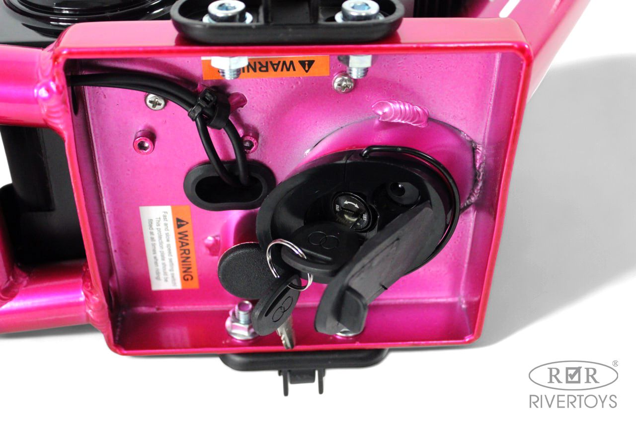 Электромотоцикл RIVERTOYS A001AA-MOTO-PINK - фото 16