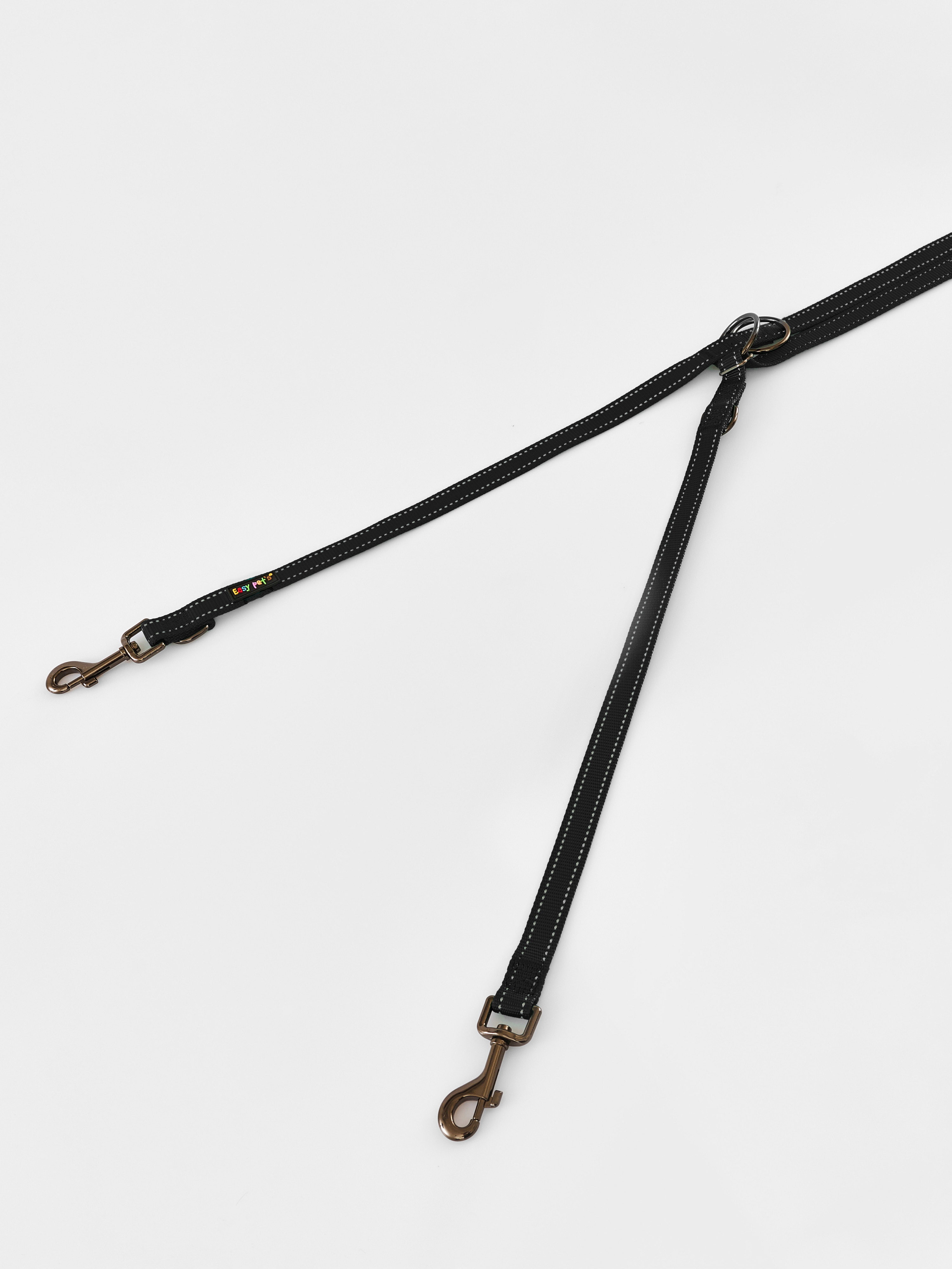 Поводок перестежка для собак Easy Pets 324 цвет Черный р-р S 1см 300см - фото 14