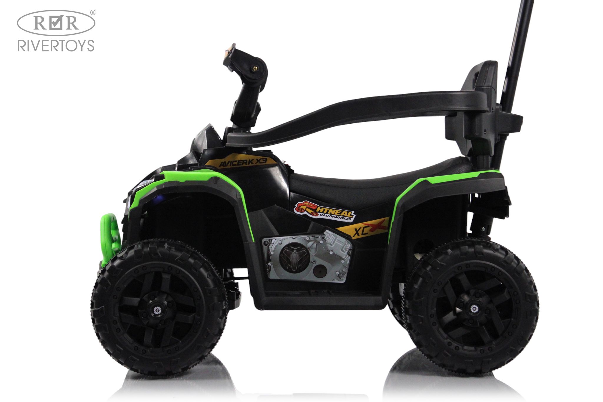 Электромобиль RIVERTOYS F003FF-NEW-GREEN - фото 3