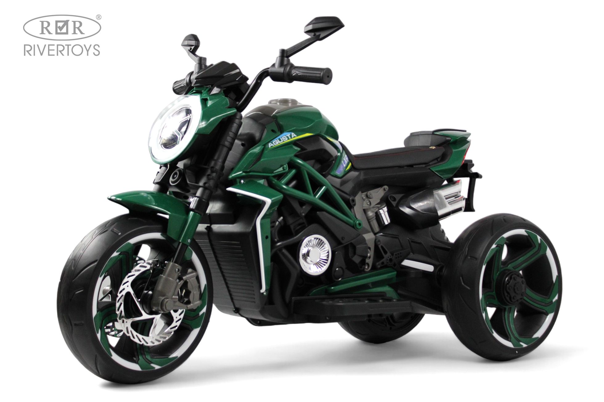 Электромобиль RIVERTOYS C111MC-GREEN - фото 1