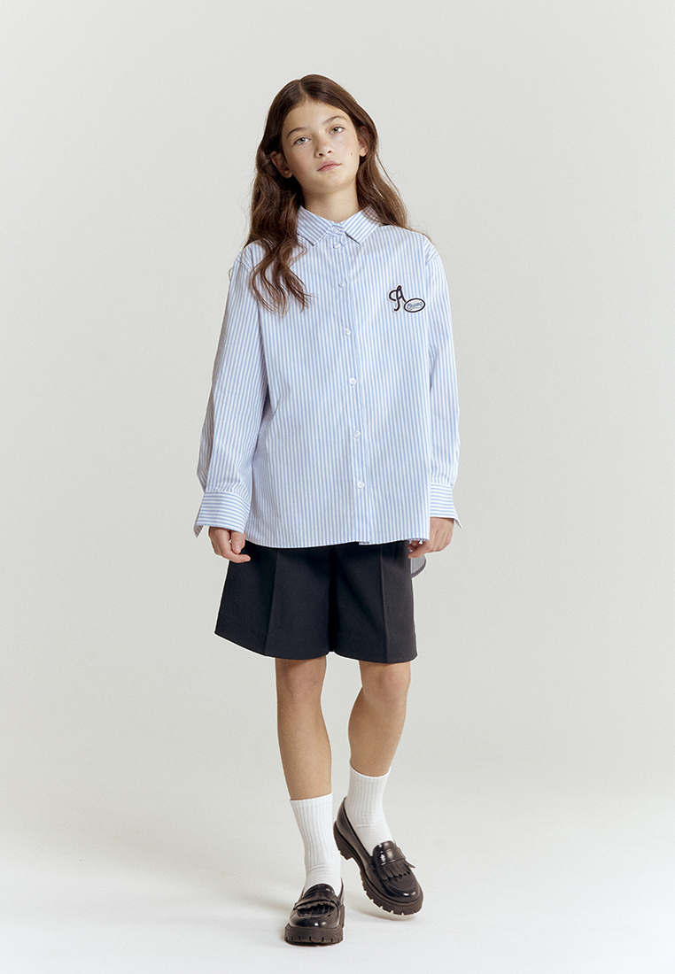 Рубашка artie W25K01RU-1328D/Бело-голубой - фото 2