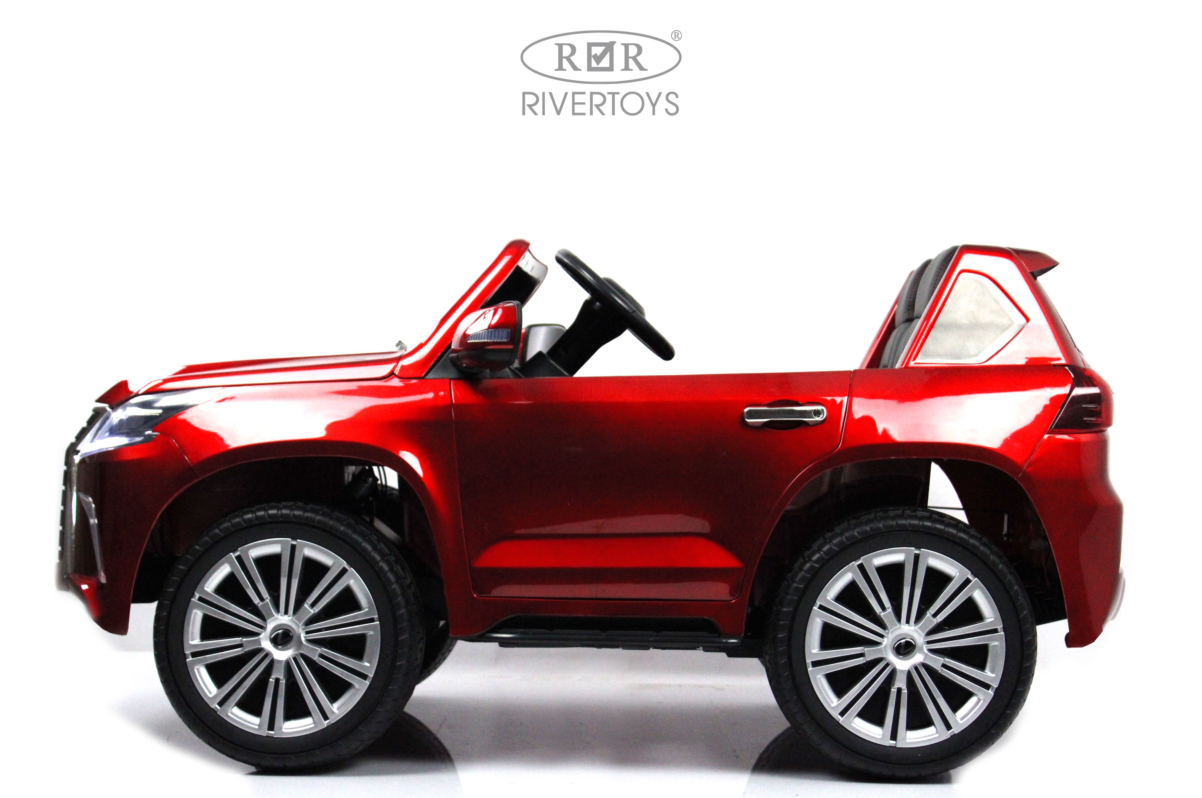 Электромобиль RIVERTOYS Lexus Y555YY-RED-GLANEC С пультом ДУ - фото 9