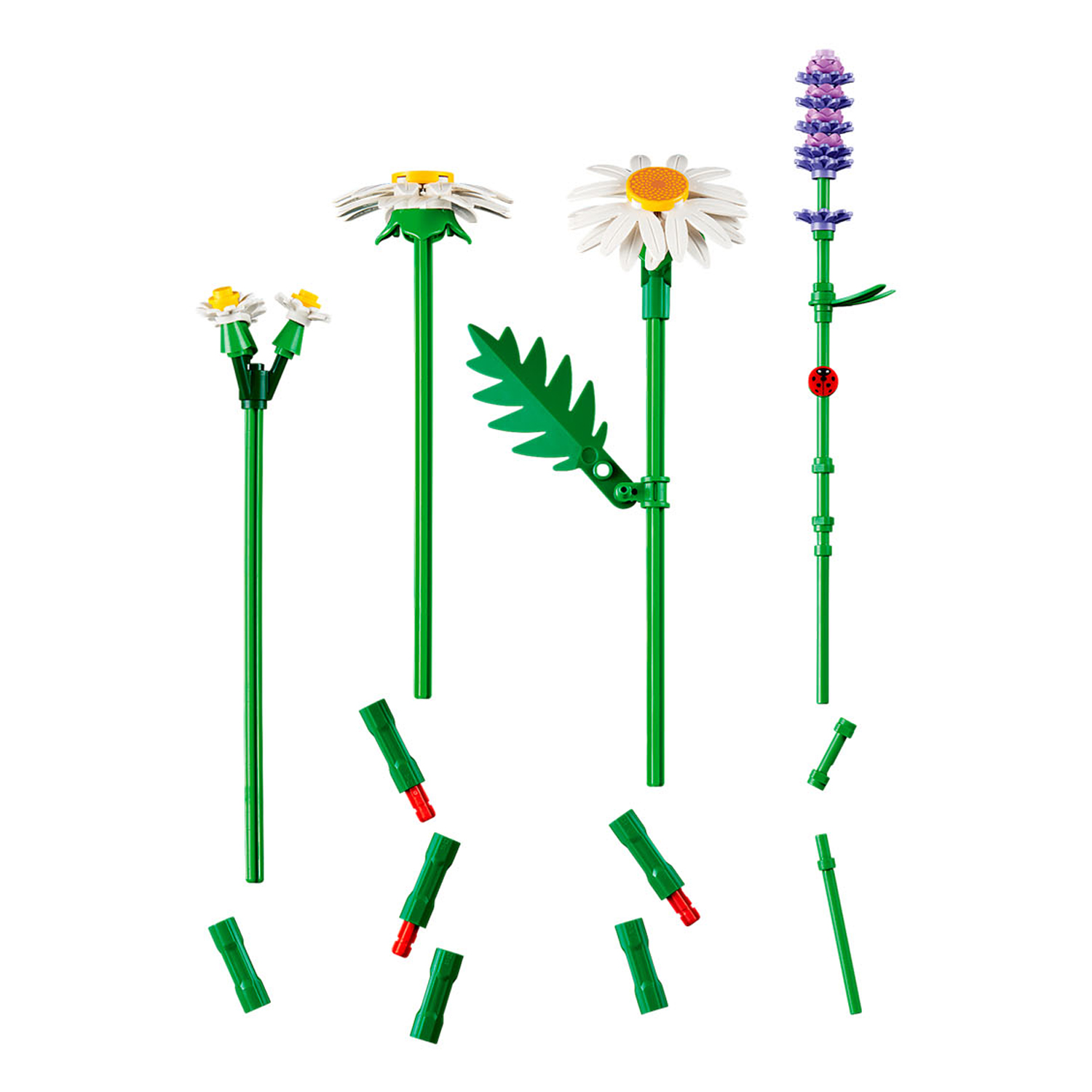 Конструктор LEGO Botanicals Букет из Ромашки и лаванды 133 дет. - фото 6