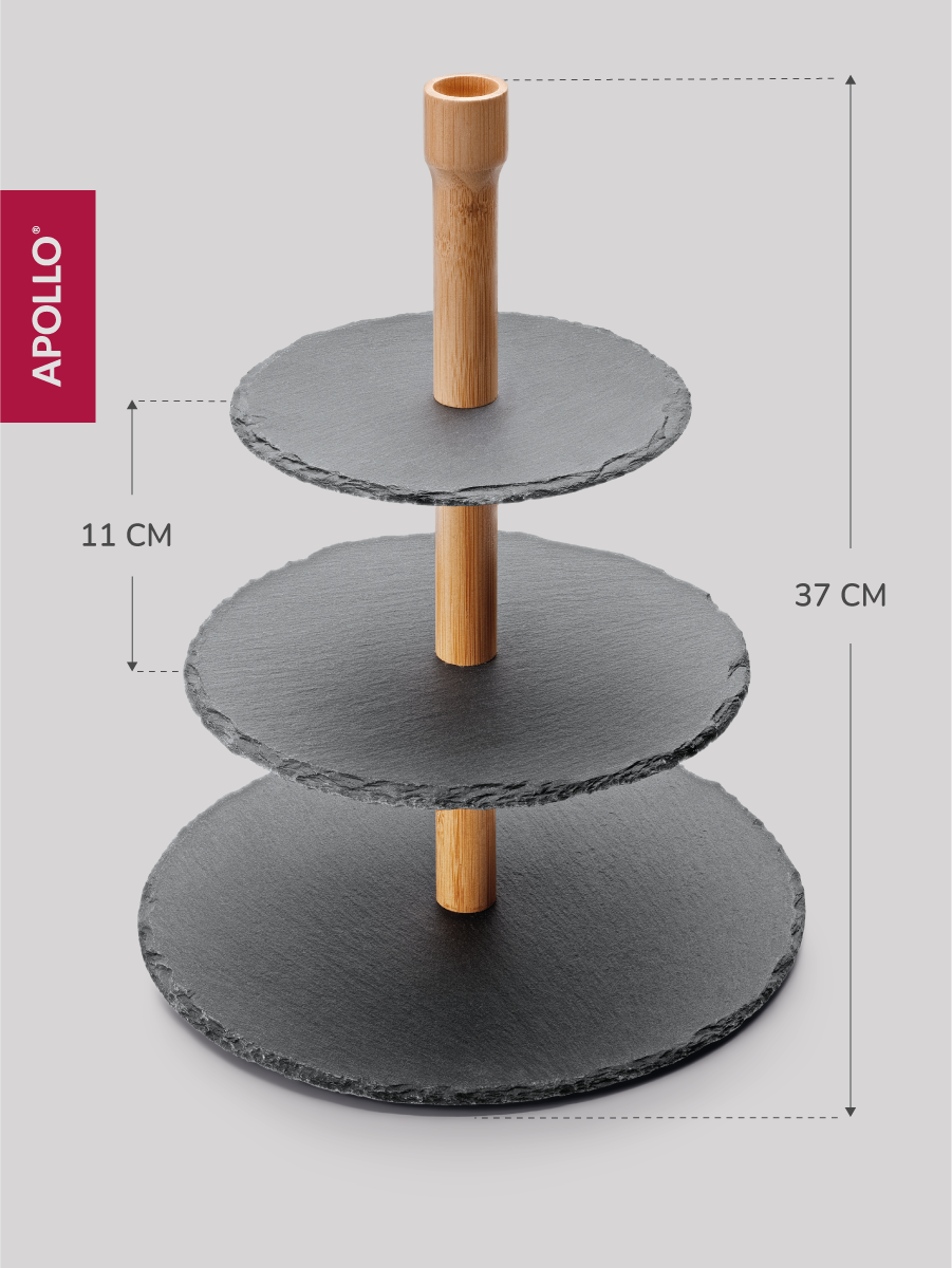 Подставка сервировочная APOLLO трехъярусная - фото 4