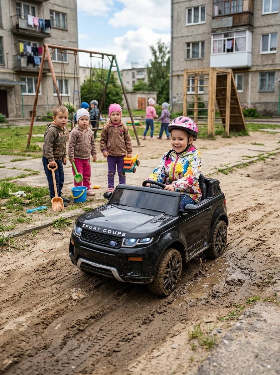 Электромобиль TOMMY Range Rover RR-4 С пультом ДУ - фото 2
