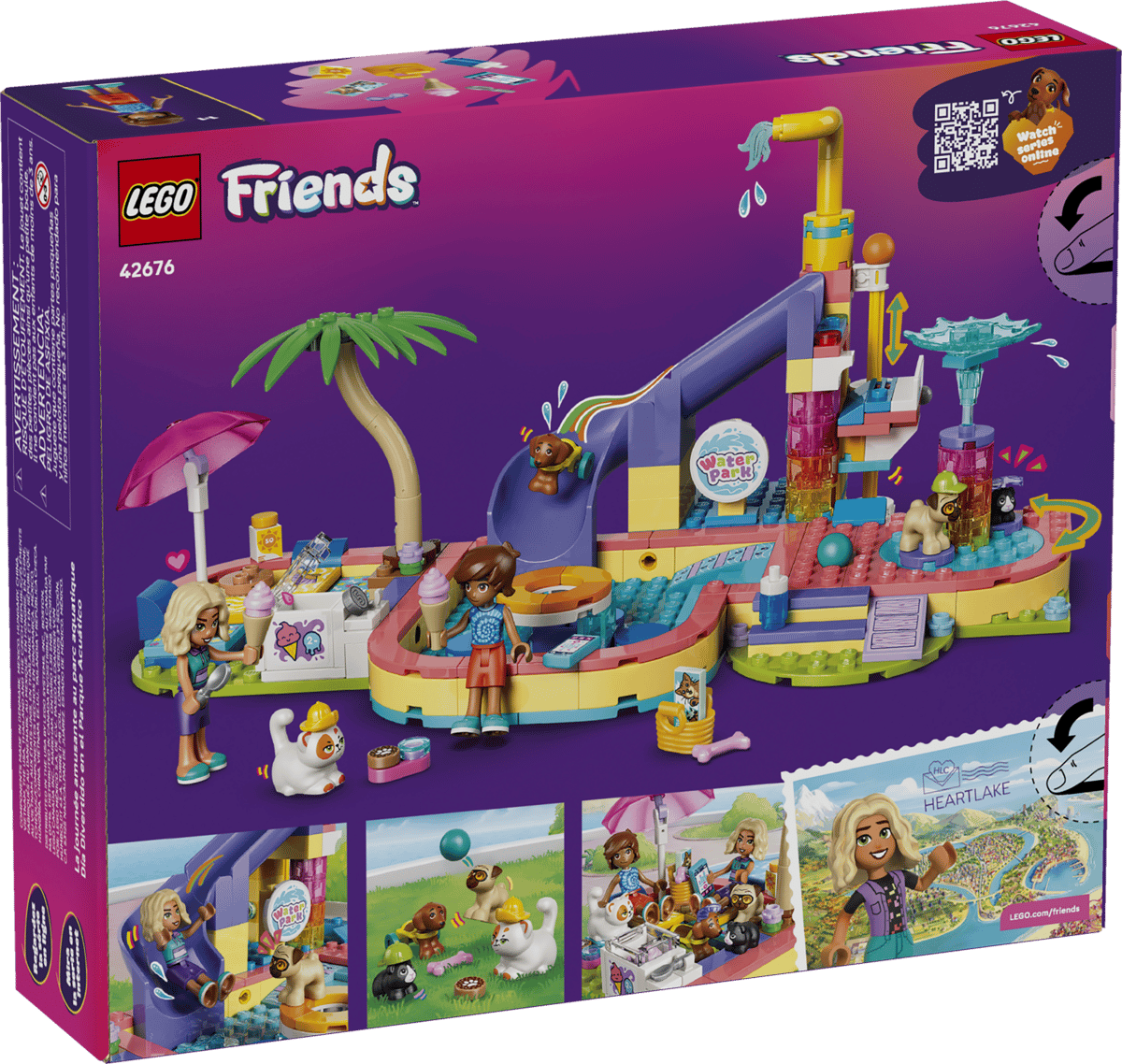 Конструктор LEGO Friends Веселый день в аквапарке 278 дет. - фото 10