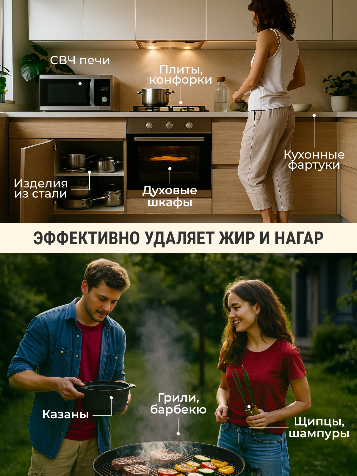 Моющее средство Sanita Жироудалитель GOLD 500 мл от жира 1 упак. - фото 2