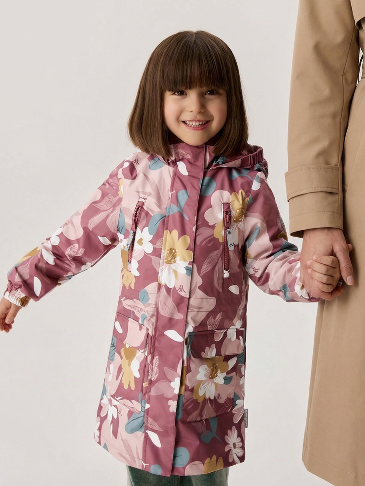 Изображение товара Плащ Premont 122: мембранный демисезонный плащ с растущим рукавом для девочки