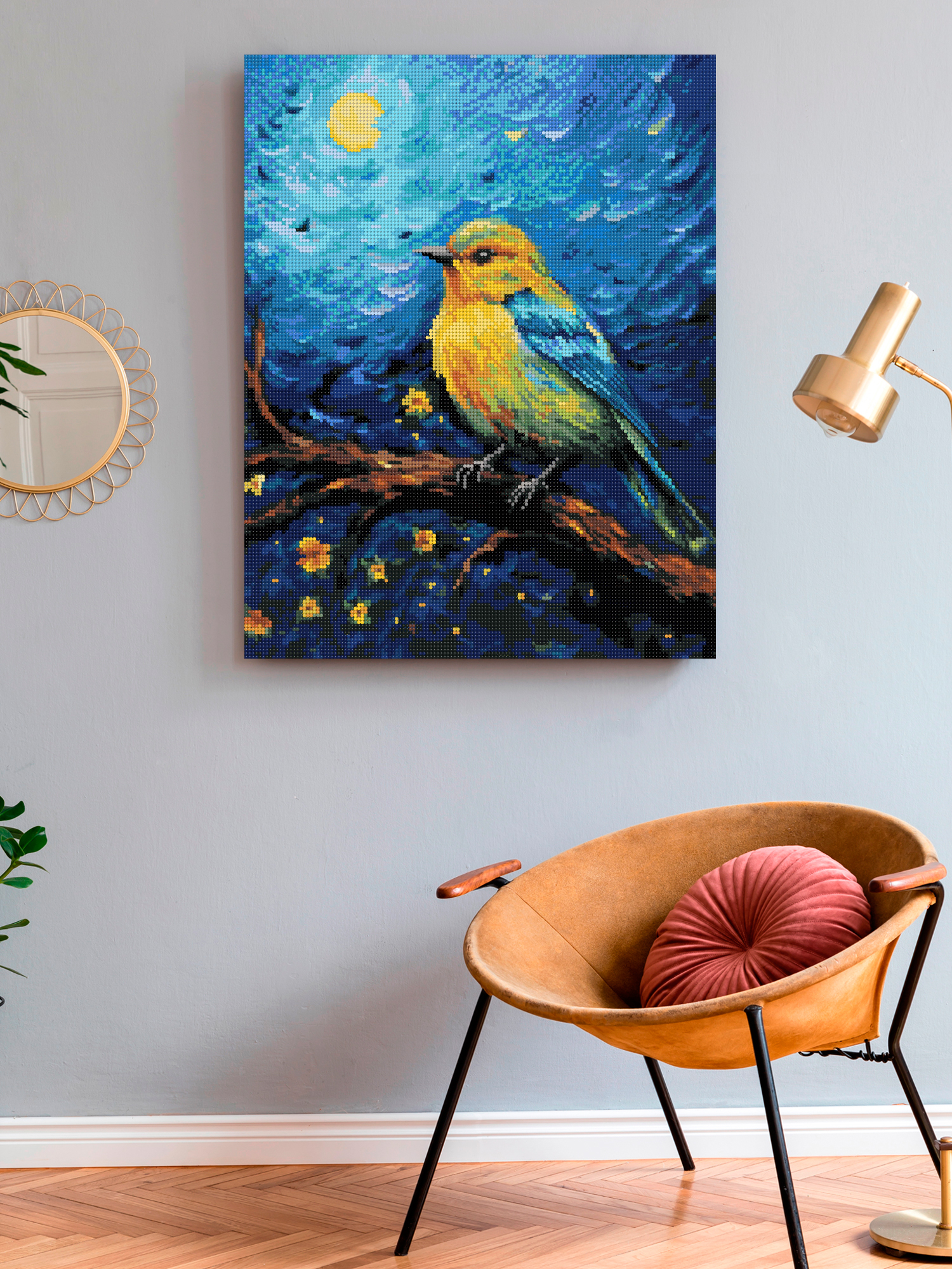 Алмазная мозаика Art on Canvas Птичка в ассортименте - фото 3