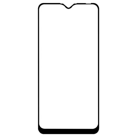 Защитное стекло RedLine Itel A48 Full Screen tempered glass FULL GLUE черный