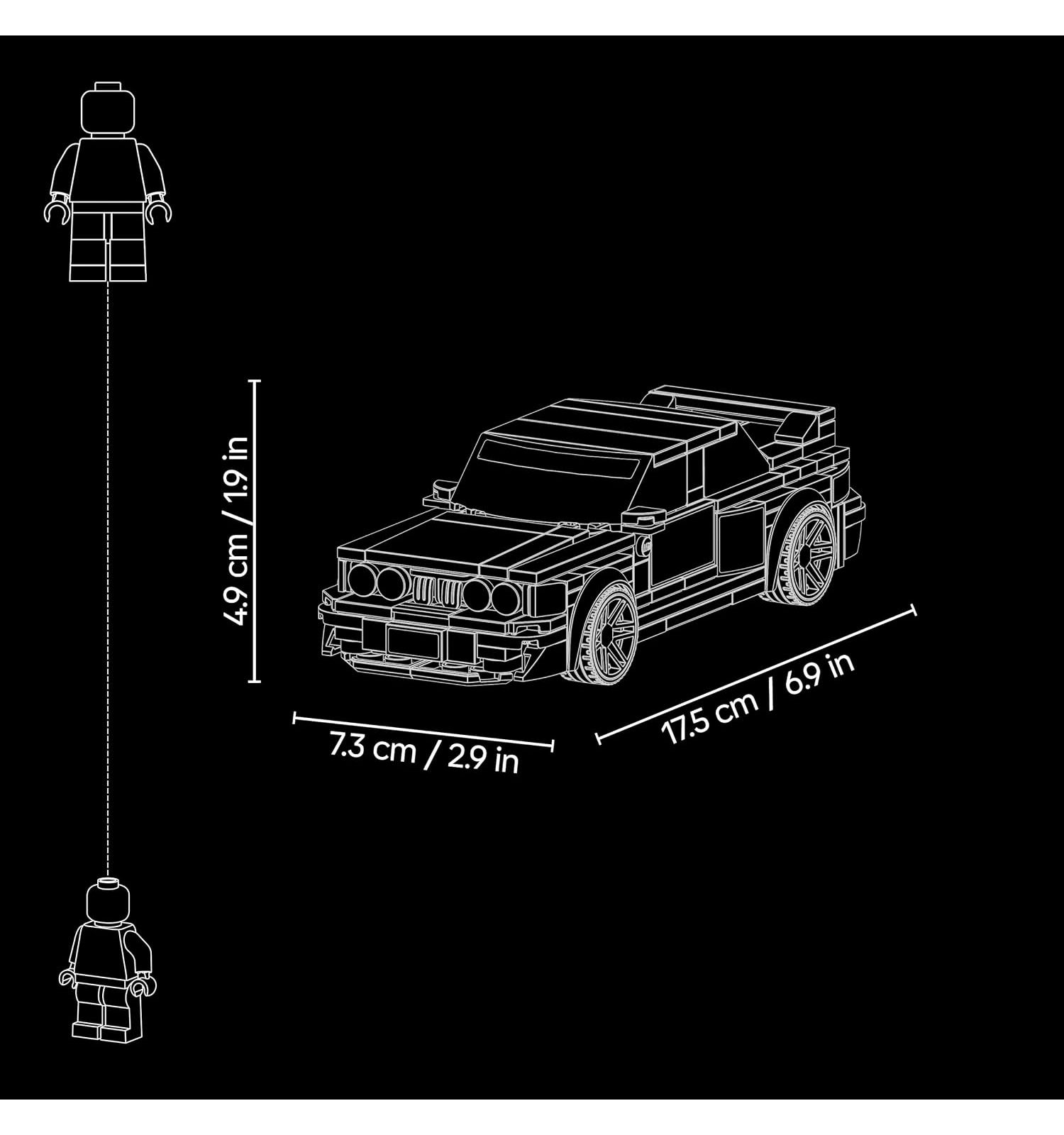 Конструктор LEGO Speed Champions BMW M3 E30 358 дет. - фото 6
