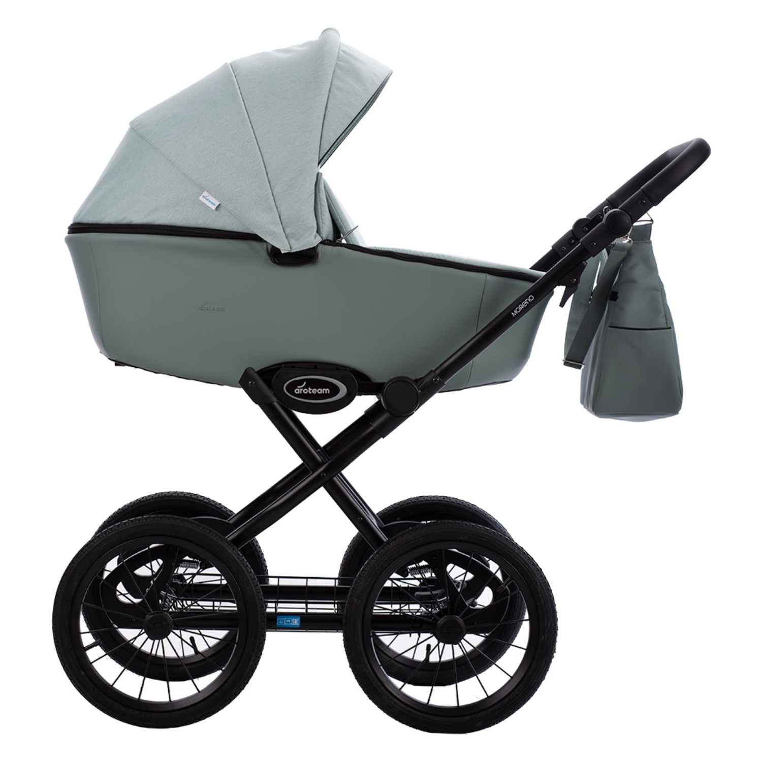 Коляска 2в1 Aroteam Moreno SL 01 зеленый - фото 2