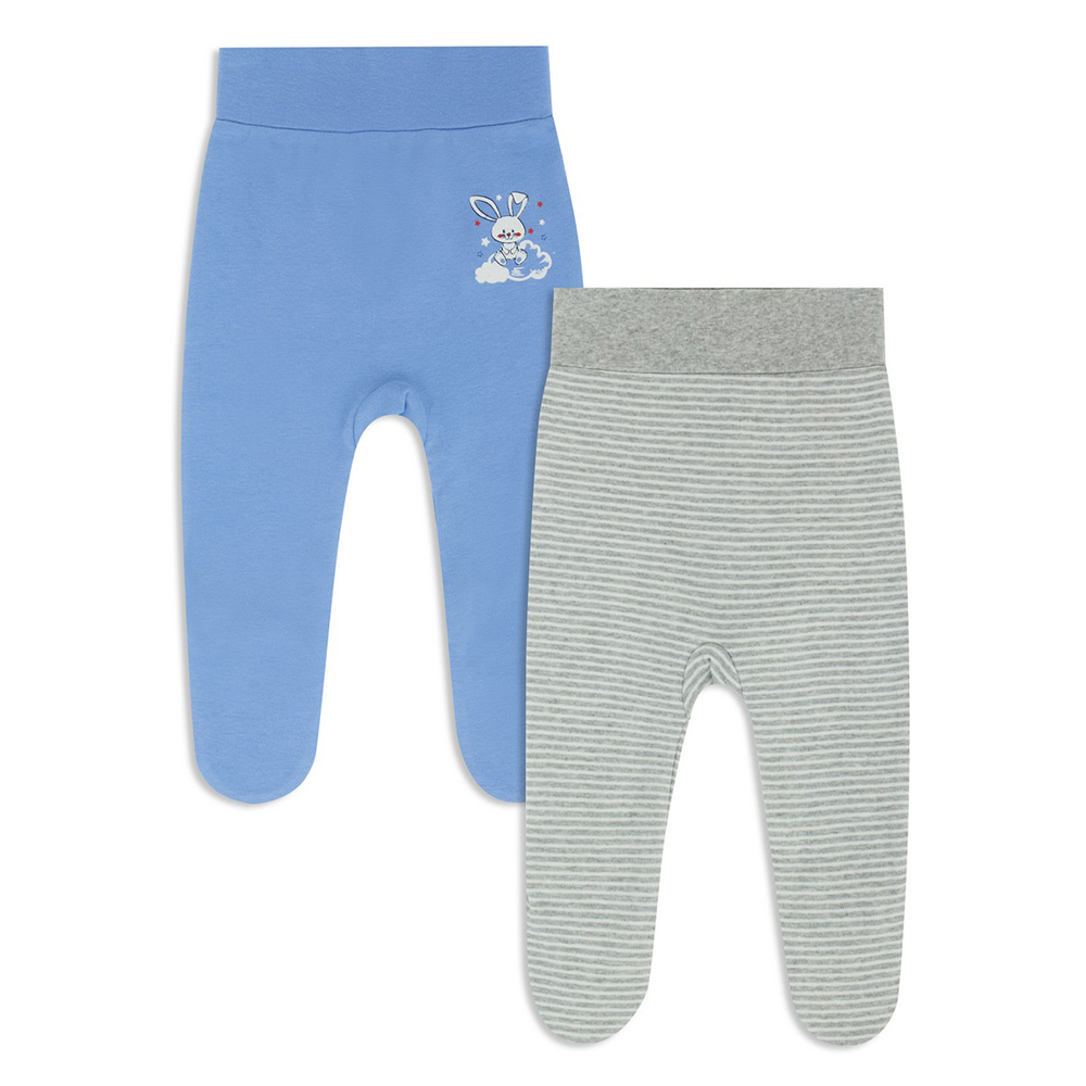 Ползунки 2 шт ME WE NB121-J723-331_Синий/Св.Серый - фото 1