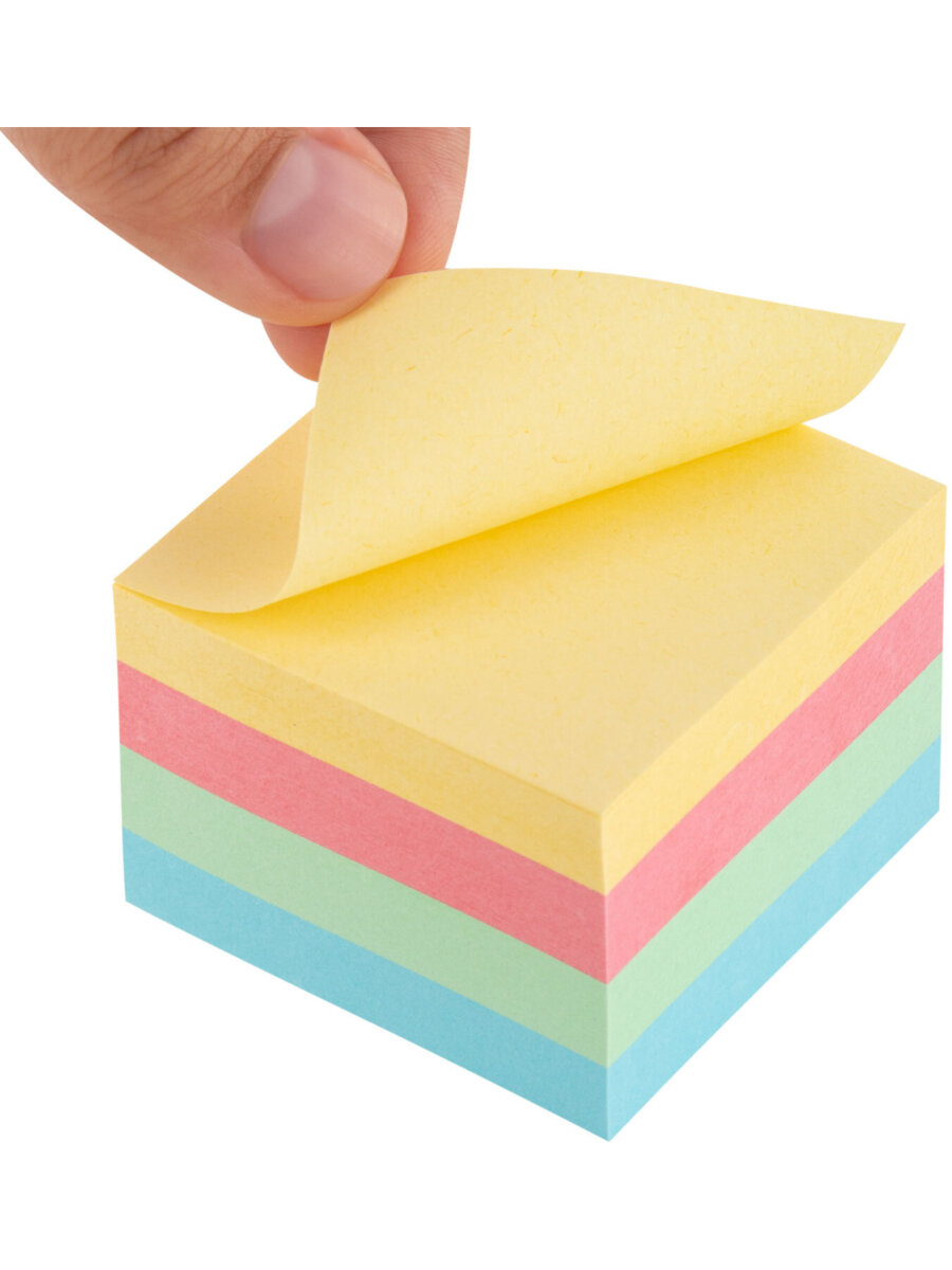 Стикеры для заметок Staff блок бумаги для записей самоклеящийся 400 листов 51х51 мм - фото 5