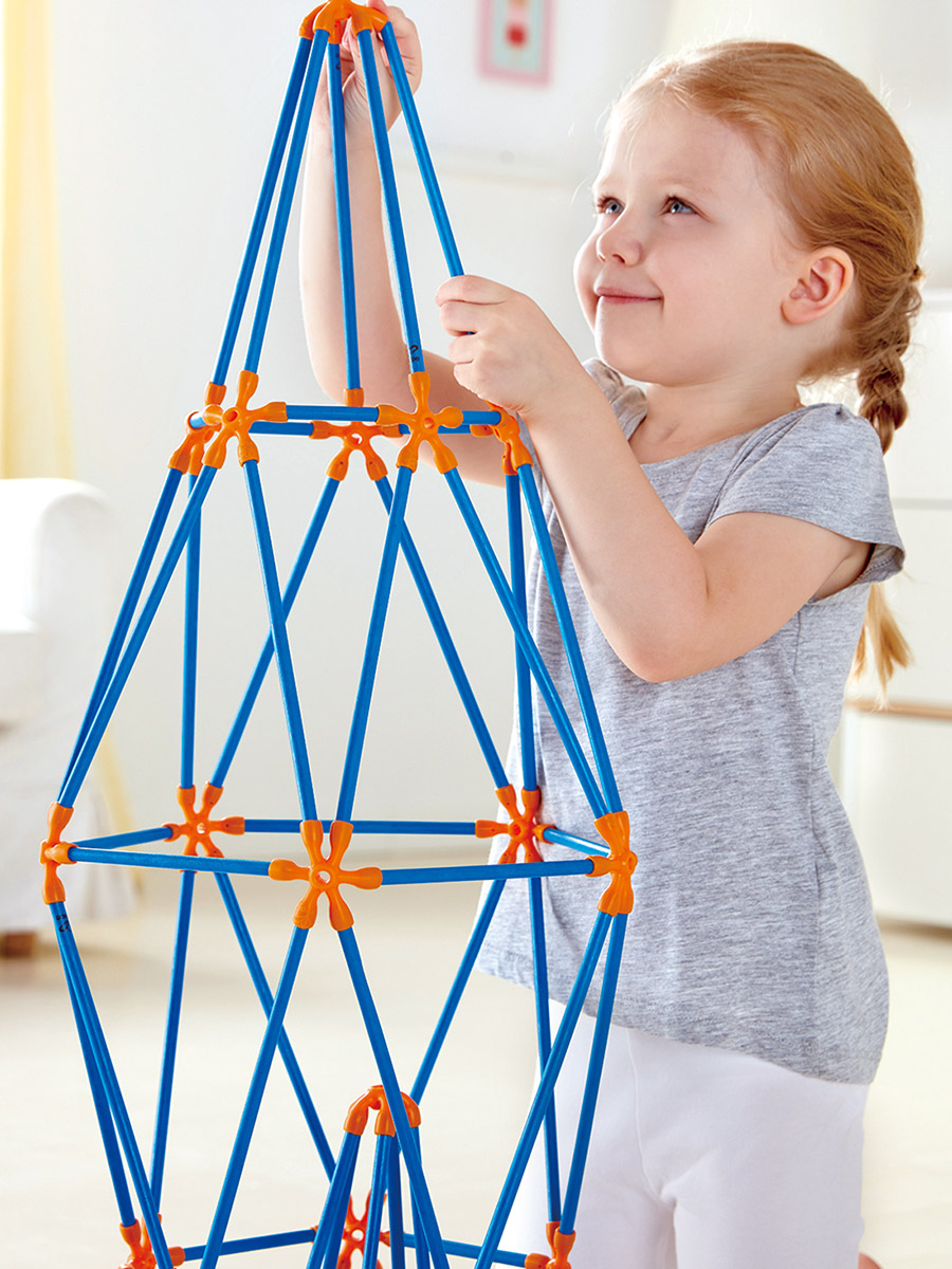 Конструктор Hape Башня кинетический 132 дет. - фото 2