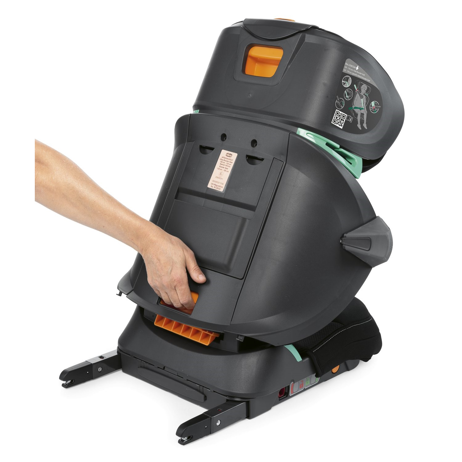 Автокресло Chicco FoldandGo Black Isofix 2/3 (15-36 кг) черный - фото 12