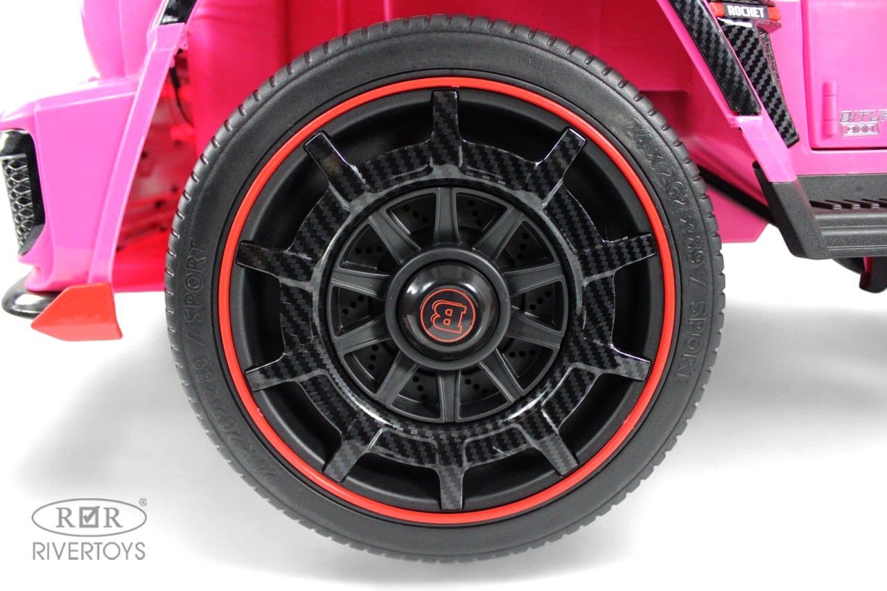 Электромобиль RIVERTOYS Mercedes Z777ZZ-PINK С пультом ДУ - фото 6