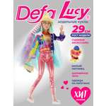 Кукла модельная Defa Lucy Модница с медвежонком высота 29 см