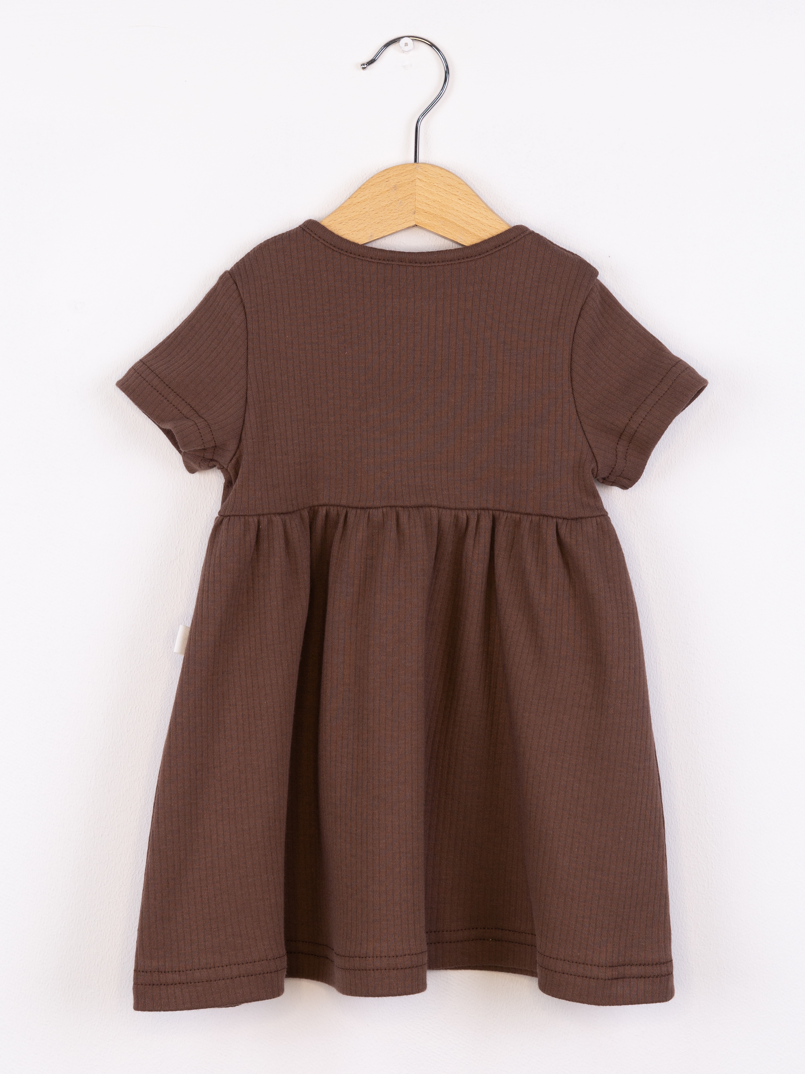 Платье Baby boom С265/5-И Платье короткий рукав пуговицы мокко - фото 2