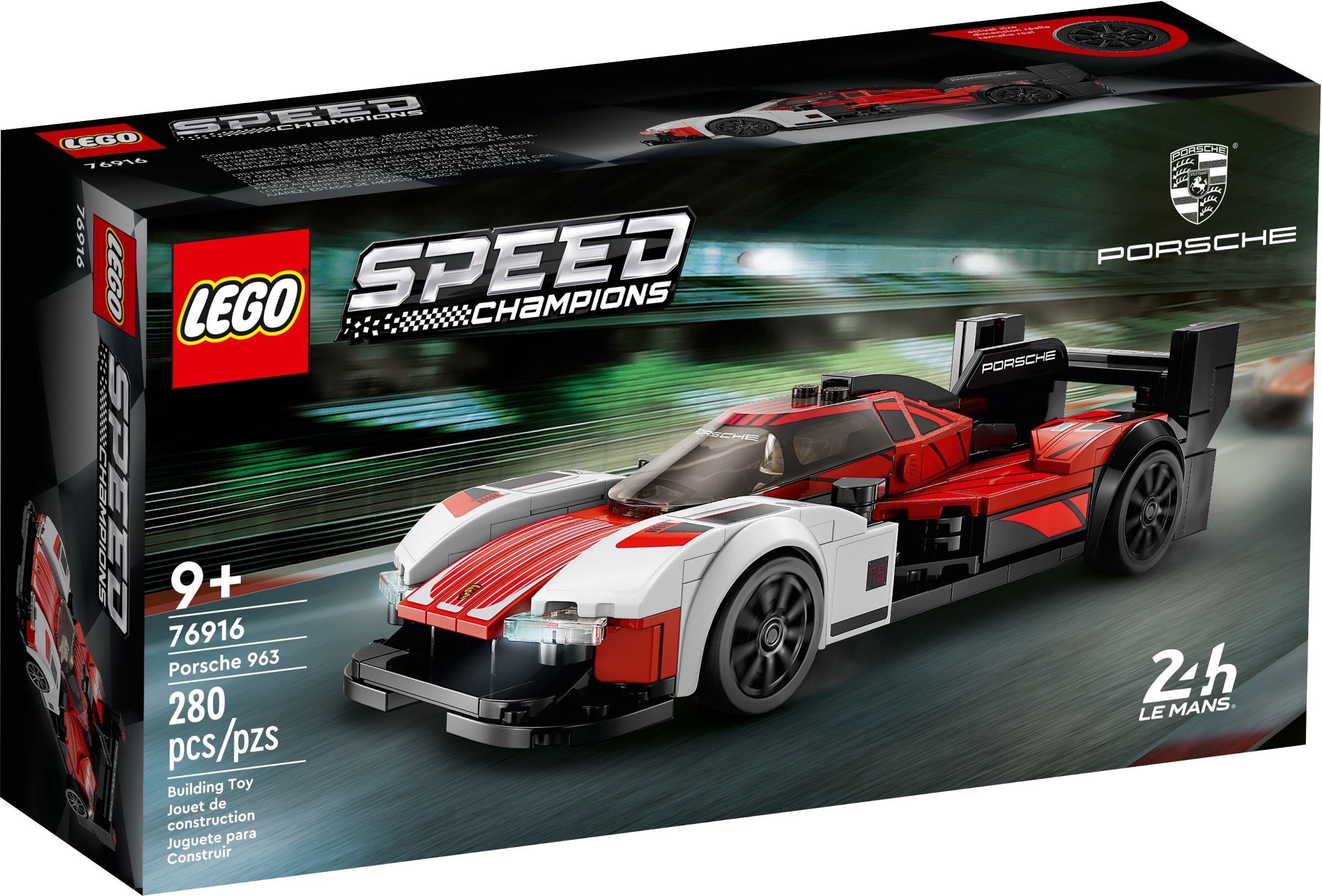 Изображение товара Конструктор LEGO Speed Champions Porsche 963 76916 230 деталей для детей от 9 лет