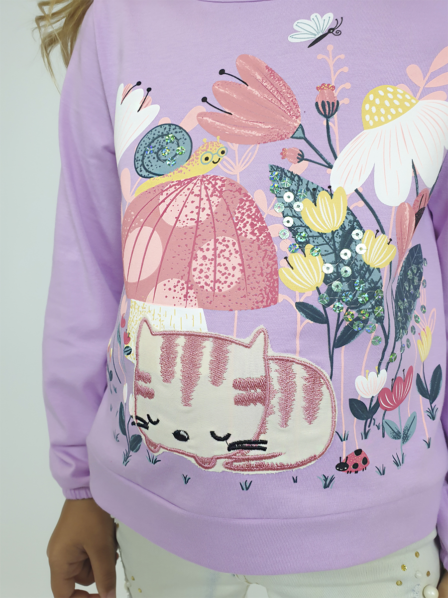 Свитшот Luneva 16-147-4. - фото 5